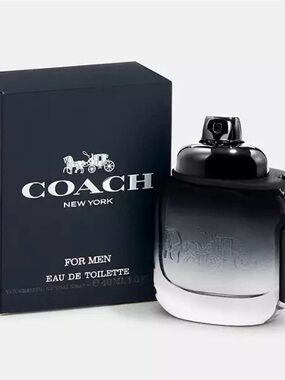 Coach New York For Men Eau de Toilette – Black and Gray Gradient Bottle